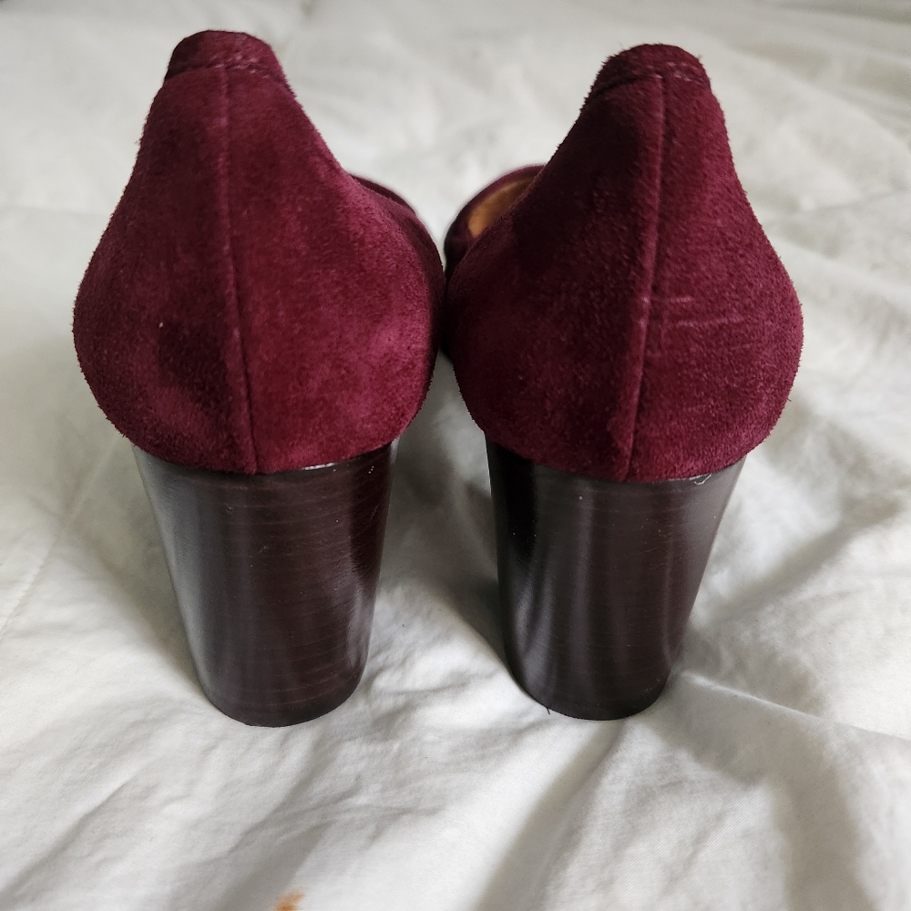 Ralph Lauren Purple Label Eline Calf-Suede Loafer Shoes Italy Sz 38 1/2 - US8 - Picture 6 of 12